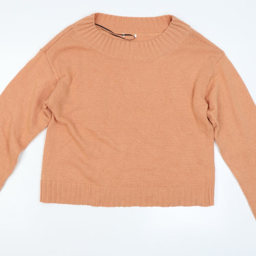 Preworn Womens Orange   Pullover Jumper Size M