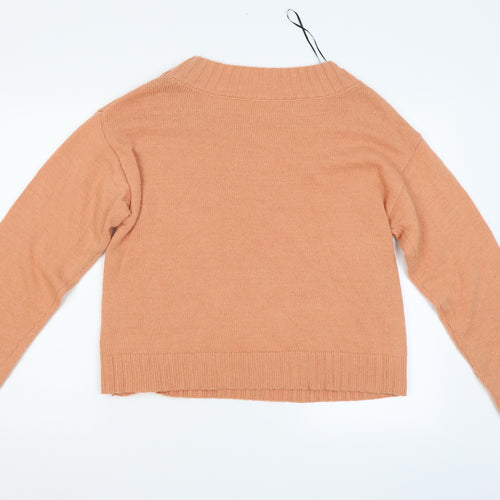 Preworn Womens Orange   Pullover Jumper Size M