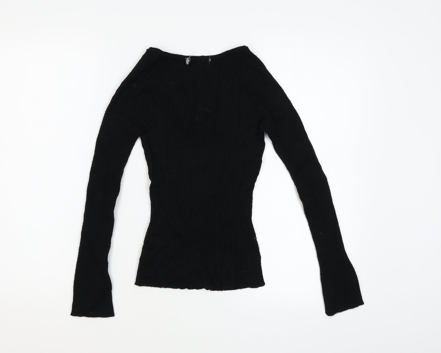 Preworn Womens Black   Pullover Jumper Size S