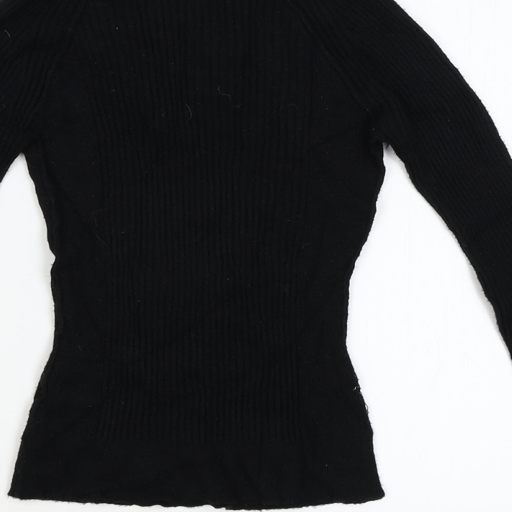 Preworn Womens Black   Pullover Jumper Size S