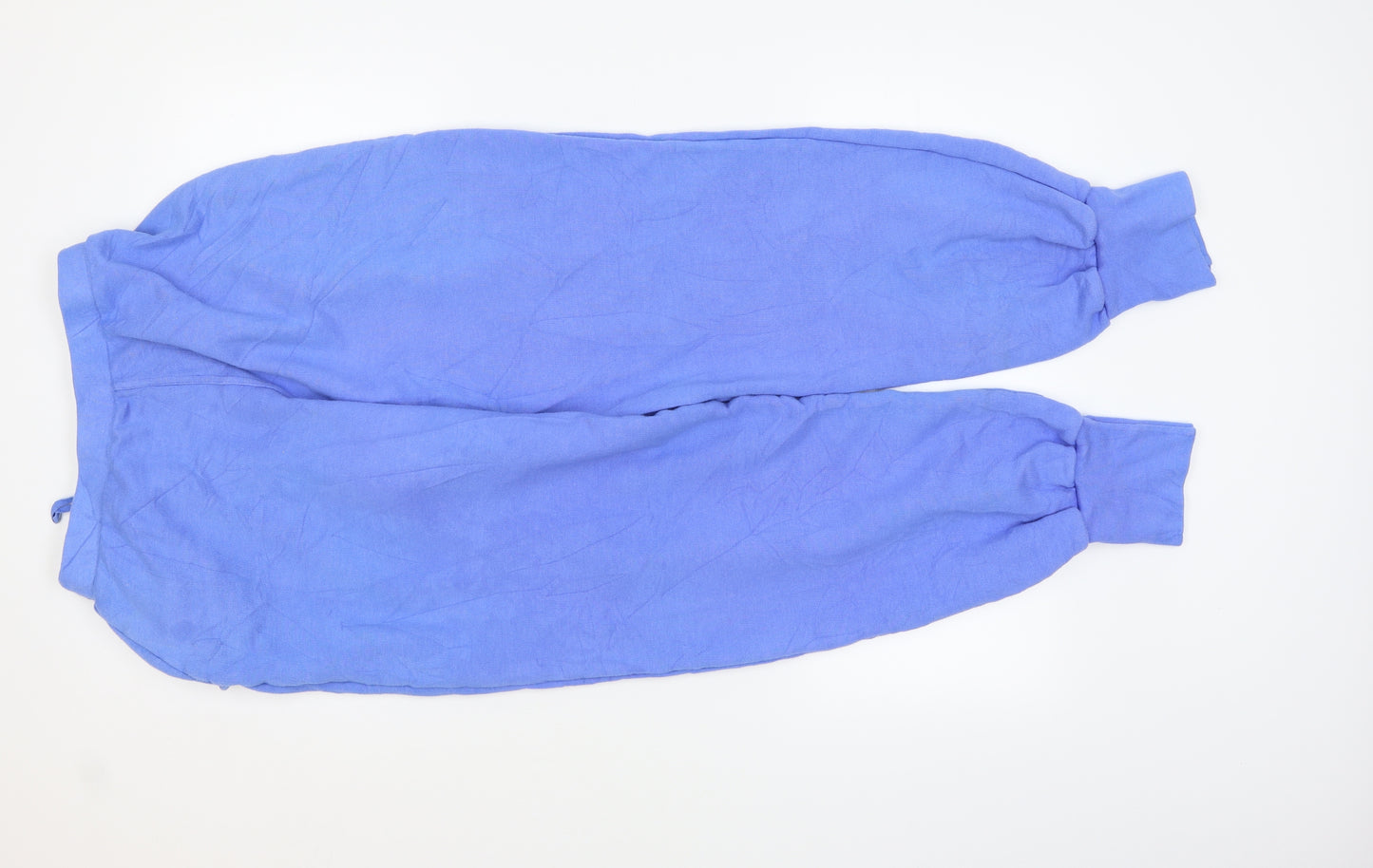 Gossypium Womens Blue   Jogger Trousers Size 12 L30 in