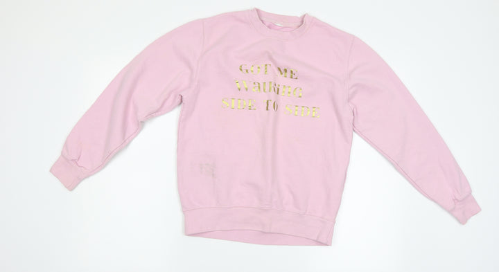 Preworn Womens Pink   Pullover Sweatshirt Size S