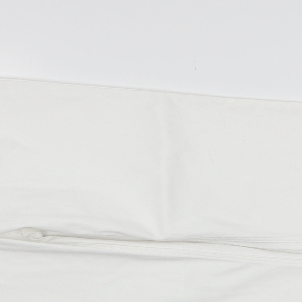 M&S Womens White   Straight Jeans Size 20 L28 in