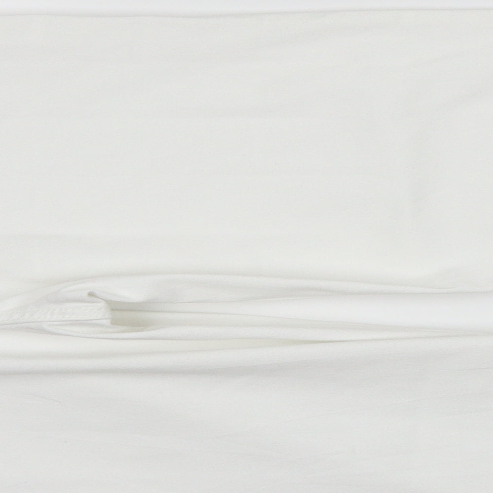 M&S Womens White   Straight Jeans Size 20 L28 in