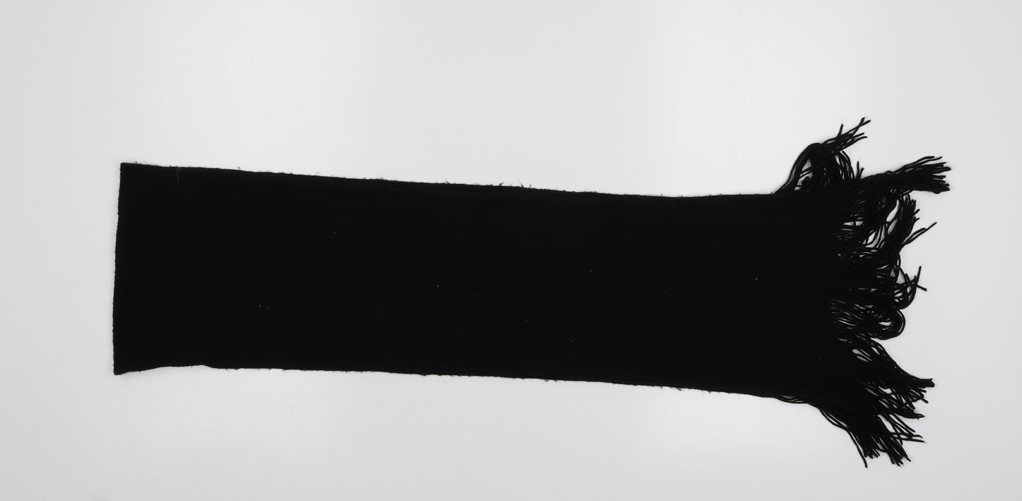 Preworn Unisex Black   Scarf  Size Regular