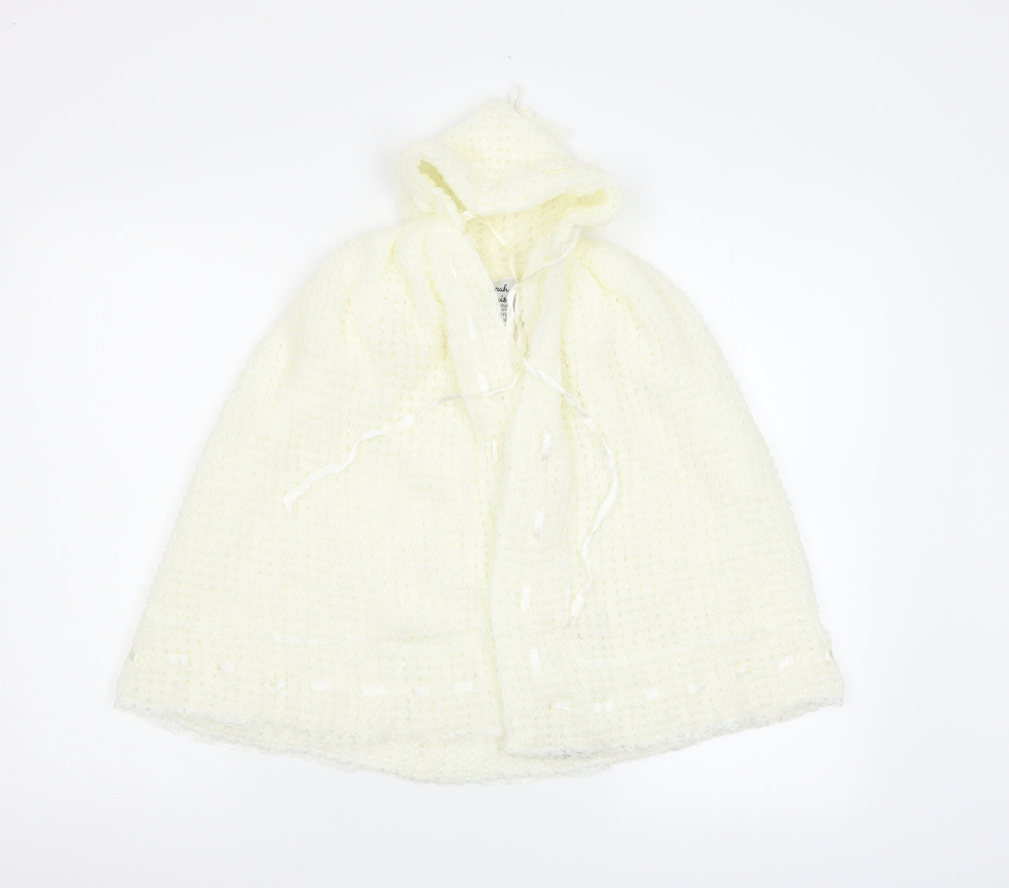Sarah Louise Girls White   Cape Jumper Size 2-3 Years
