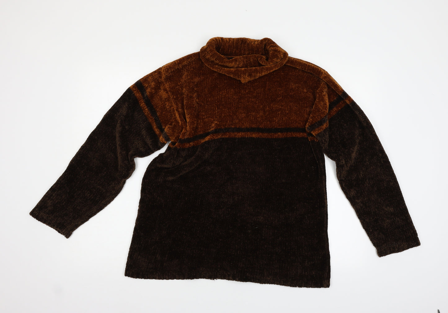 Blueberry Hill Womens Brown   Pullover Jumper Size L