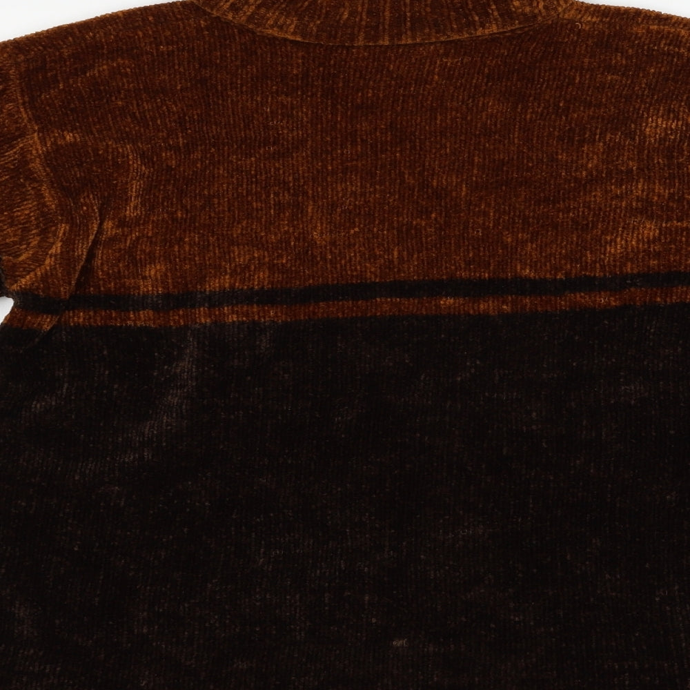 Blueberry Hill Womens Brown   Pullover Jumper Size L