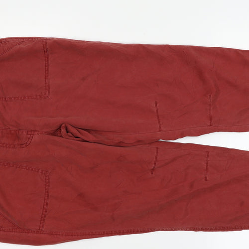 89th & Madison Womens Red   Trousers  Size 12 L25 in