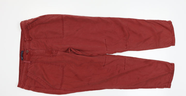 89th & Madison Womens Red   Trousers  Size 12 L25 in