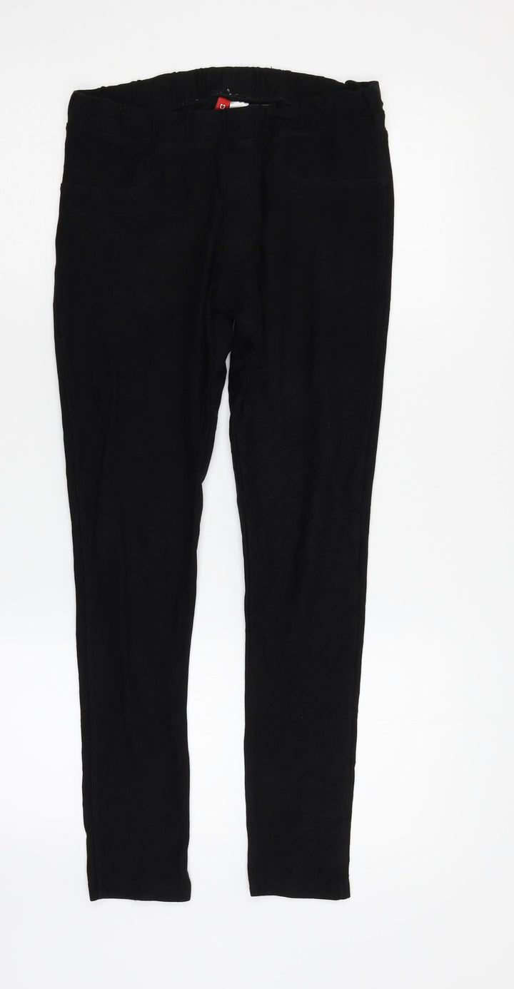 H&M Womens Black Jegging Leggings Size 8 L24 in