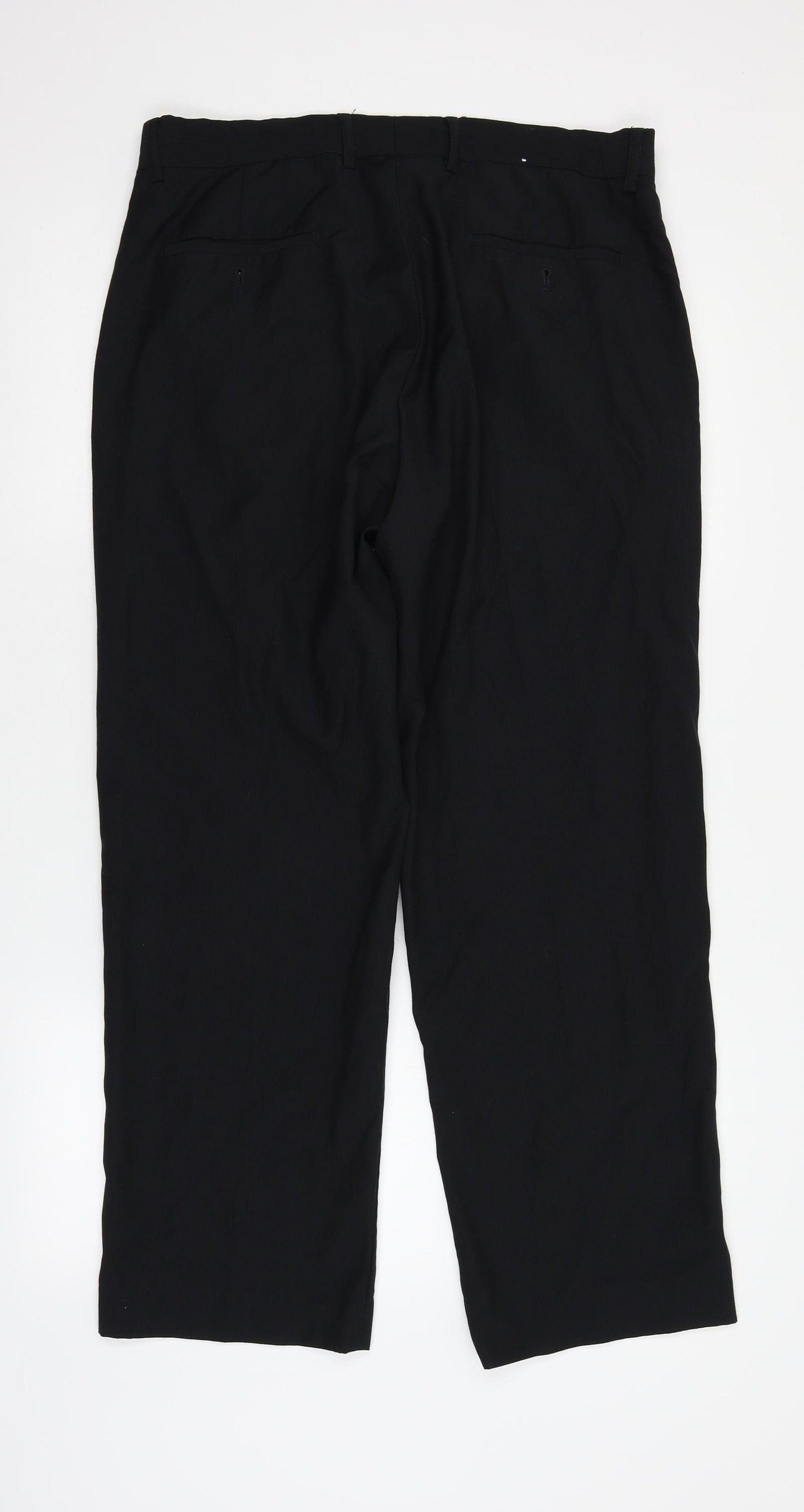 Blazer Mens Black   Dress Pants Trousers Size 36 L26 in