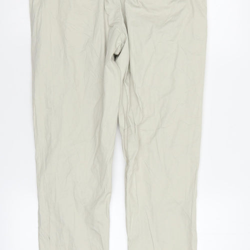 Indigo Collection Womens Beige   Chino Trousers Size 10 L24 in