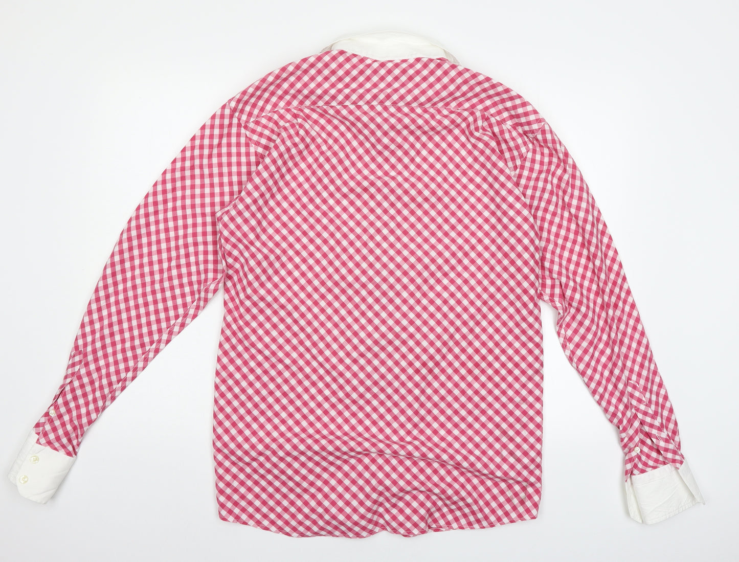 Outrage Mens Red Check   Button-Up Size M