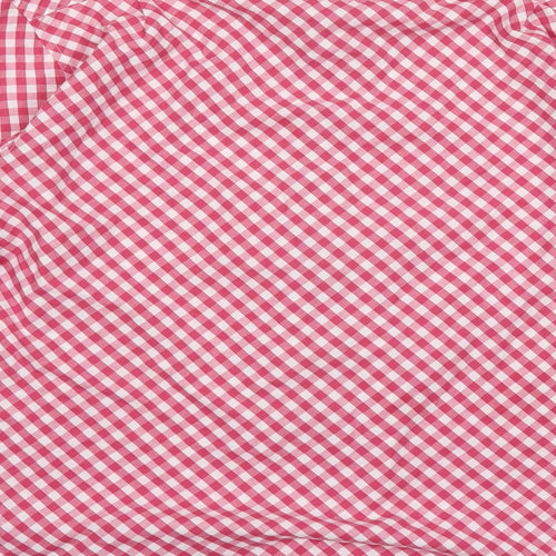 Outrage Mens Red Check   Button-Up Size M