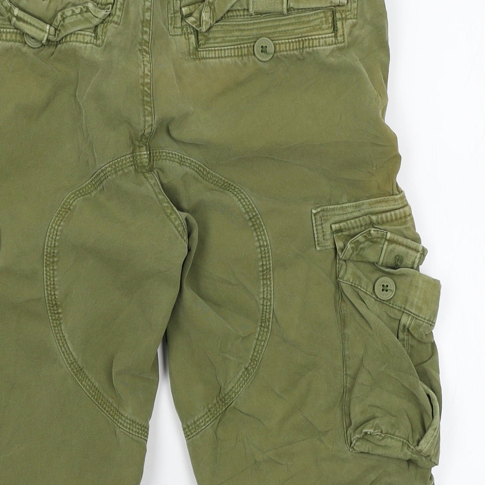 Superdry Mens Green   Cargo Shorts Size 30