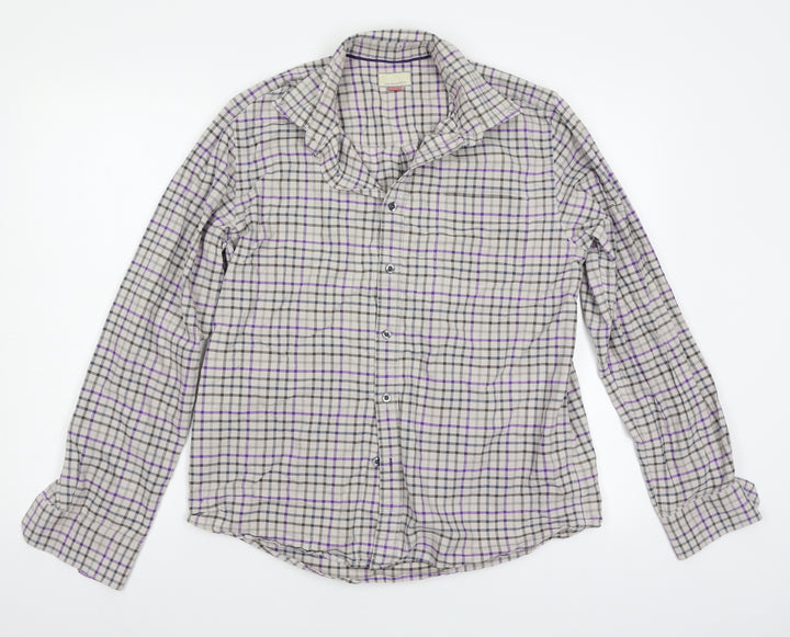 John Lewis Mens Multicoloured Check   Button-Up Size M