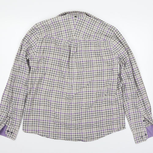 John Lewis Mens Multicoloured Check   Button-Up Size M