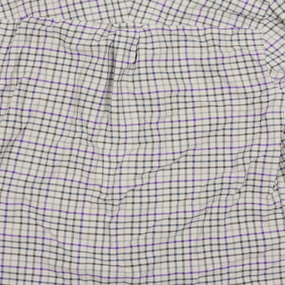 John Lewis Mens Multicoloured Check   Button-Up Size M