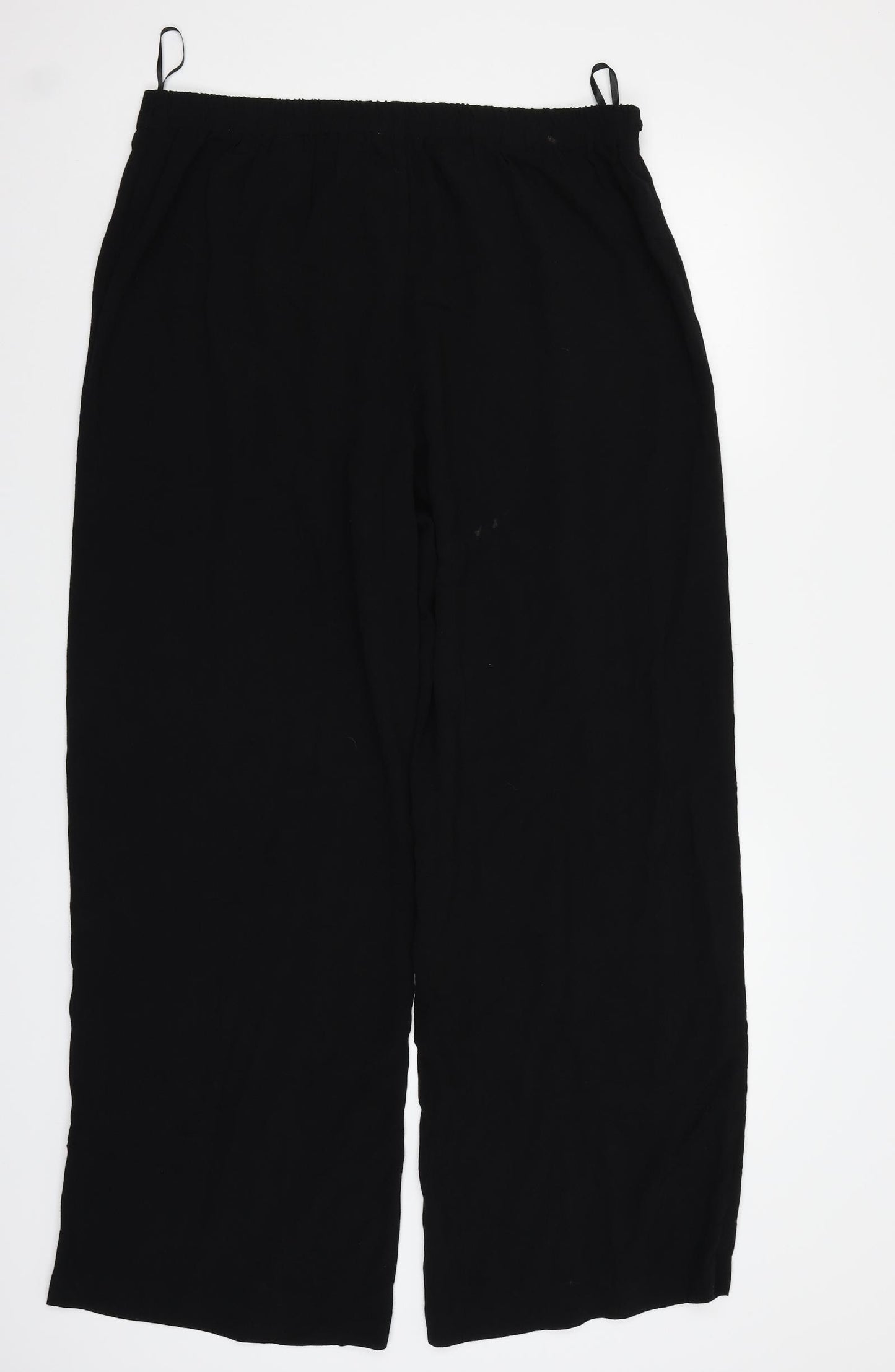 M&S Womens Black   Dress Pants Trousers Size 18 L28 in