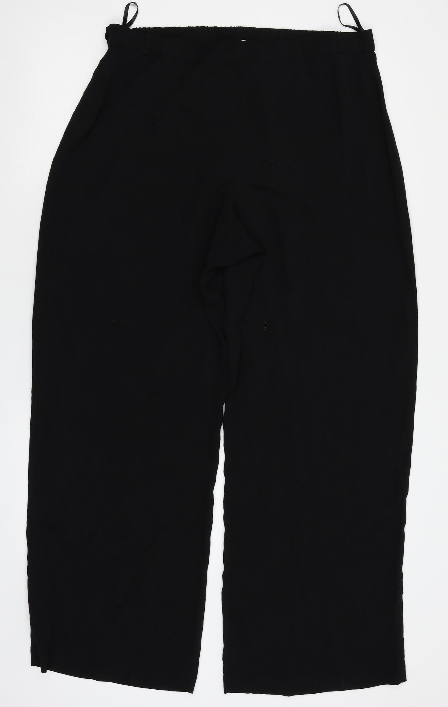 M&S Womens Black   Dress Pants Trousers Size 18 L28 in