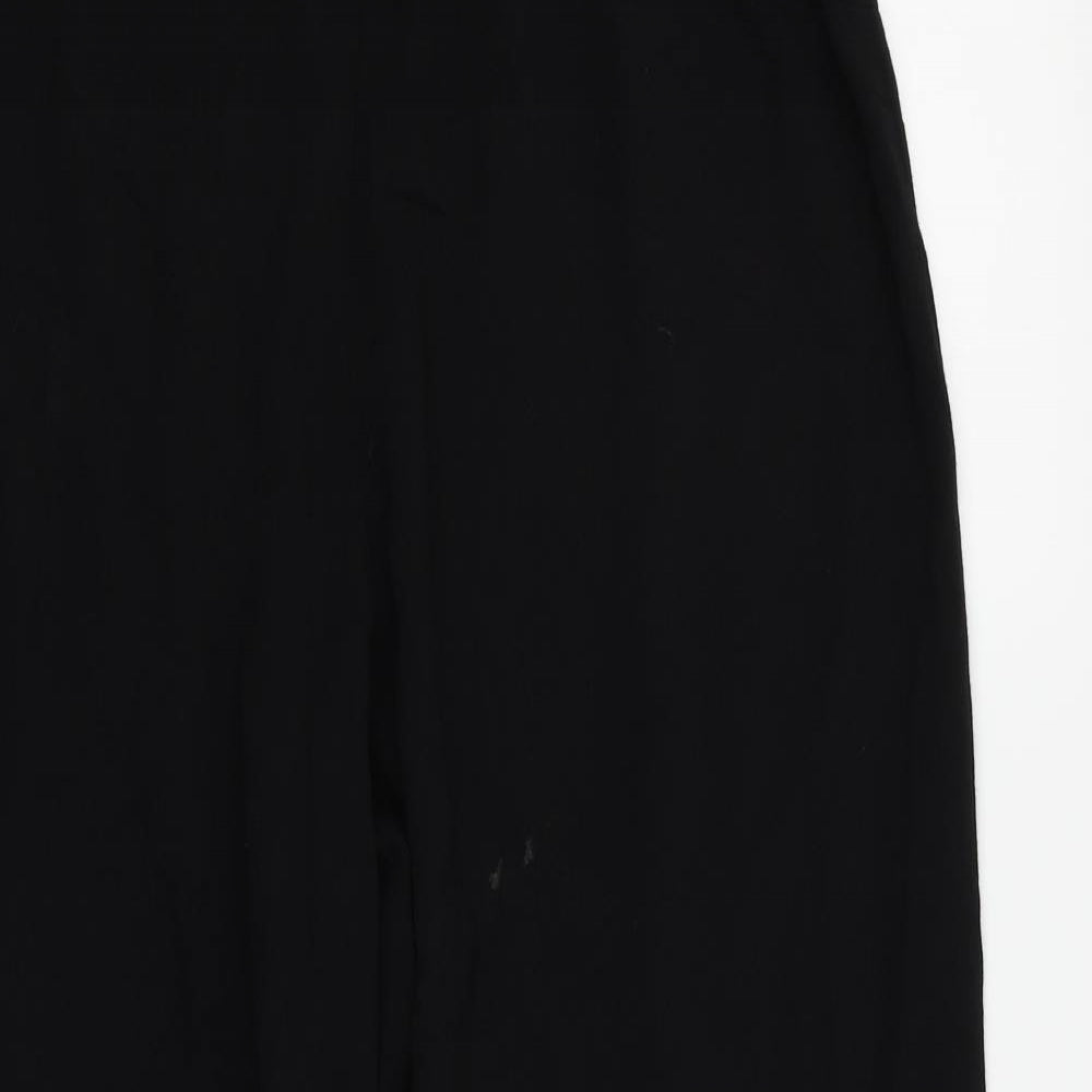 M&S Womens Black   Dress Pants Trousers Size 18 L28 in