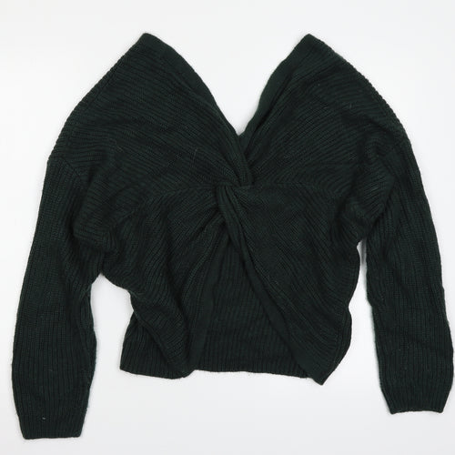 New Look Womens Green   Pullover Jumper Size M
