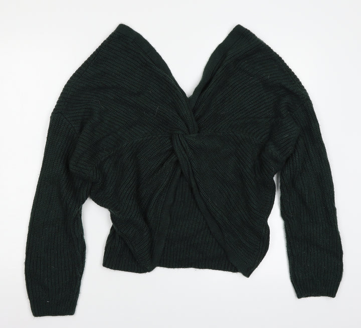 New Look Womens Green   Pullover Jumper Size M