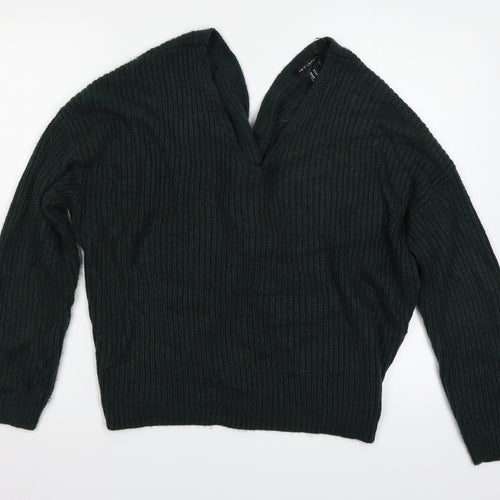 New Look Womens Green   Pullover Jumper Size M