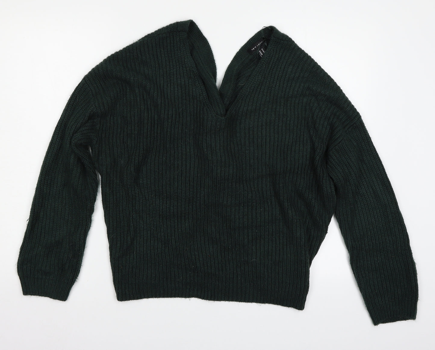 New Look Womens Green   Pullover Jumper Size M