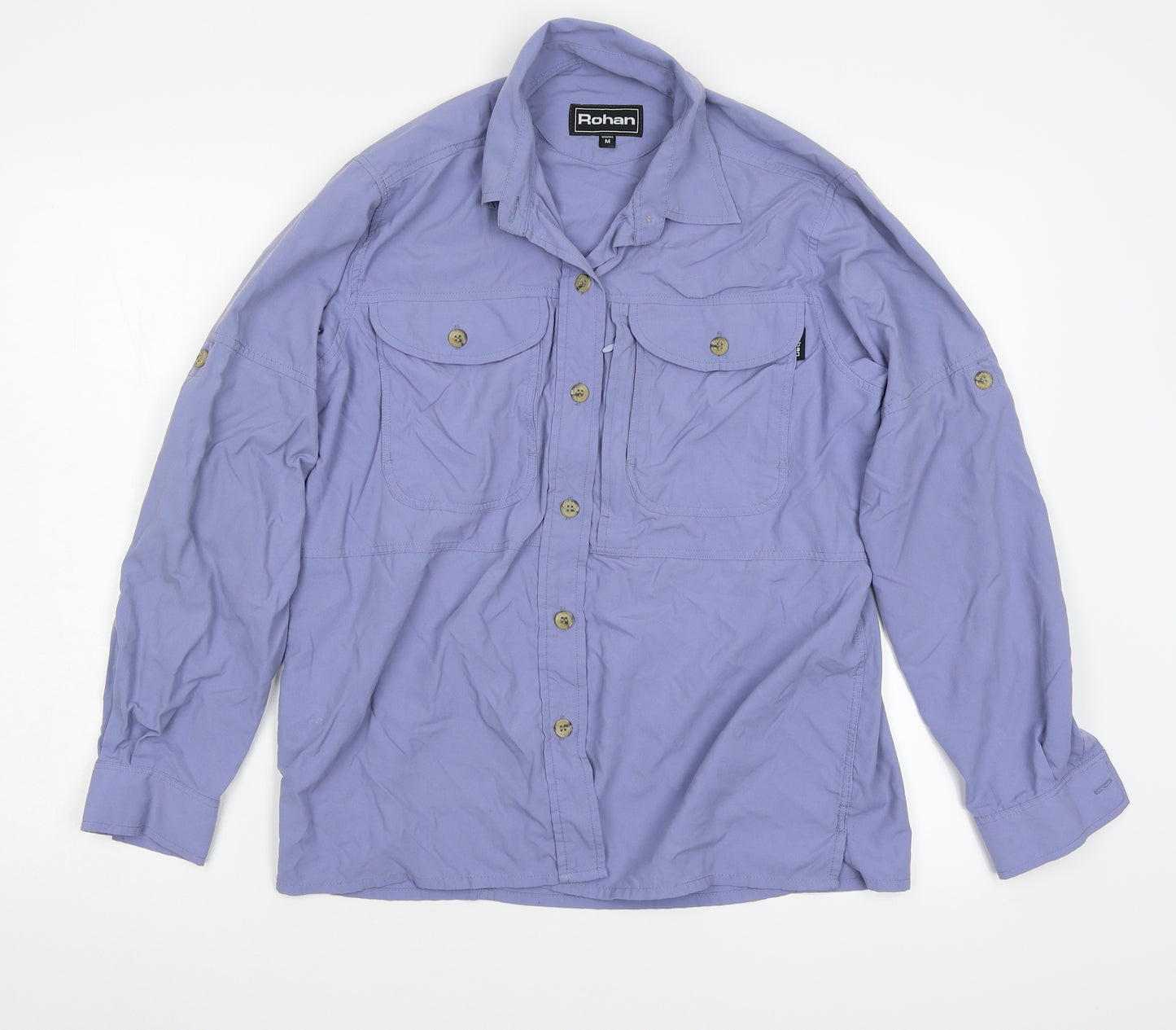 Rohan Womens Blue   Basic Button-Up Size M