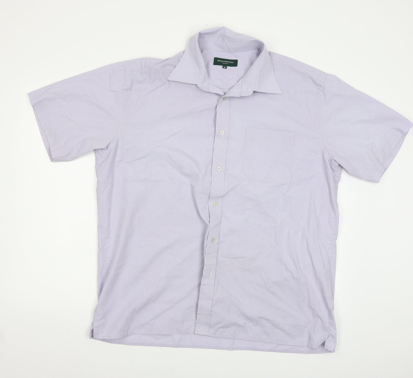 Greenwods Mens Blue    Button-Up Size XL