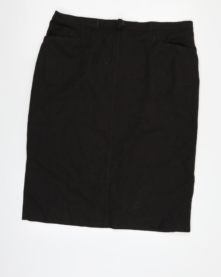 Miro Sport Womens Brown Straight & Pencil Skirt Size L