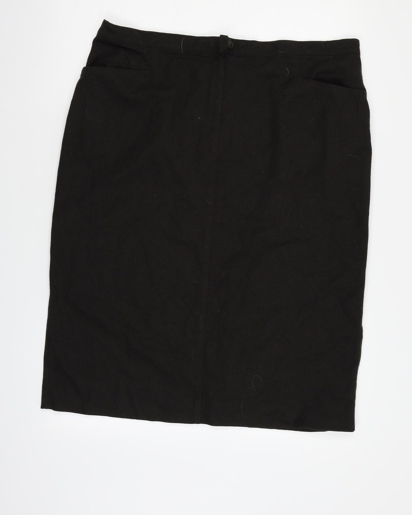 Miro Sport Womens Brown   Straight & Pencil Skirt Size L