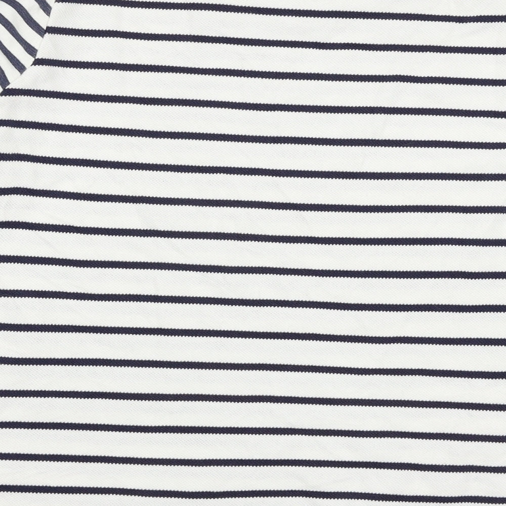 Principles Womens White Striped  Pullover Jumper Size 18