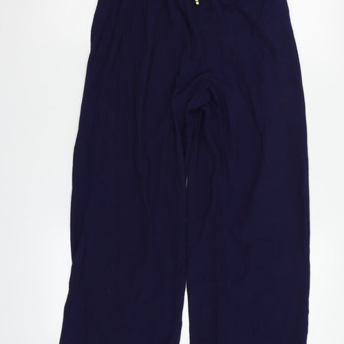 M&S Womens Blue   Trousers  Size 12 L25 in