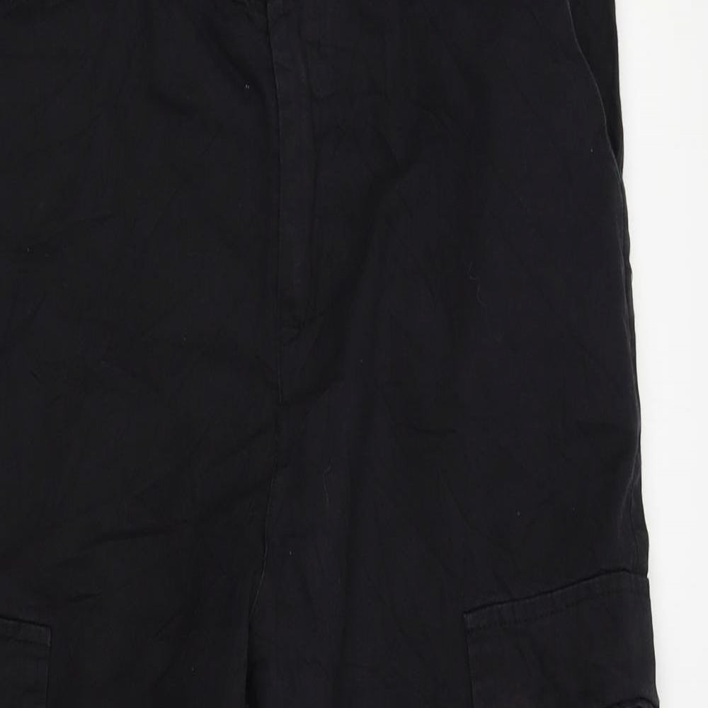 Preworn Womens Black   Cargo Trousers Size L L25 in