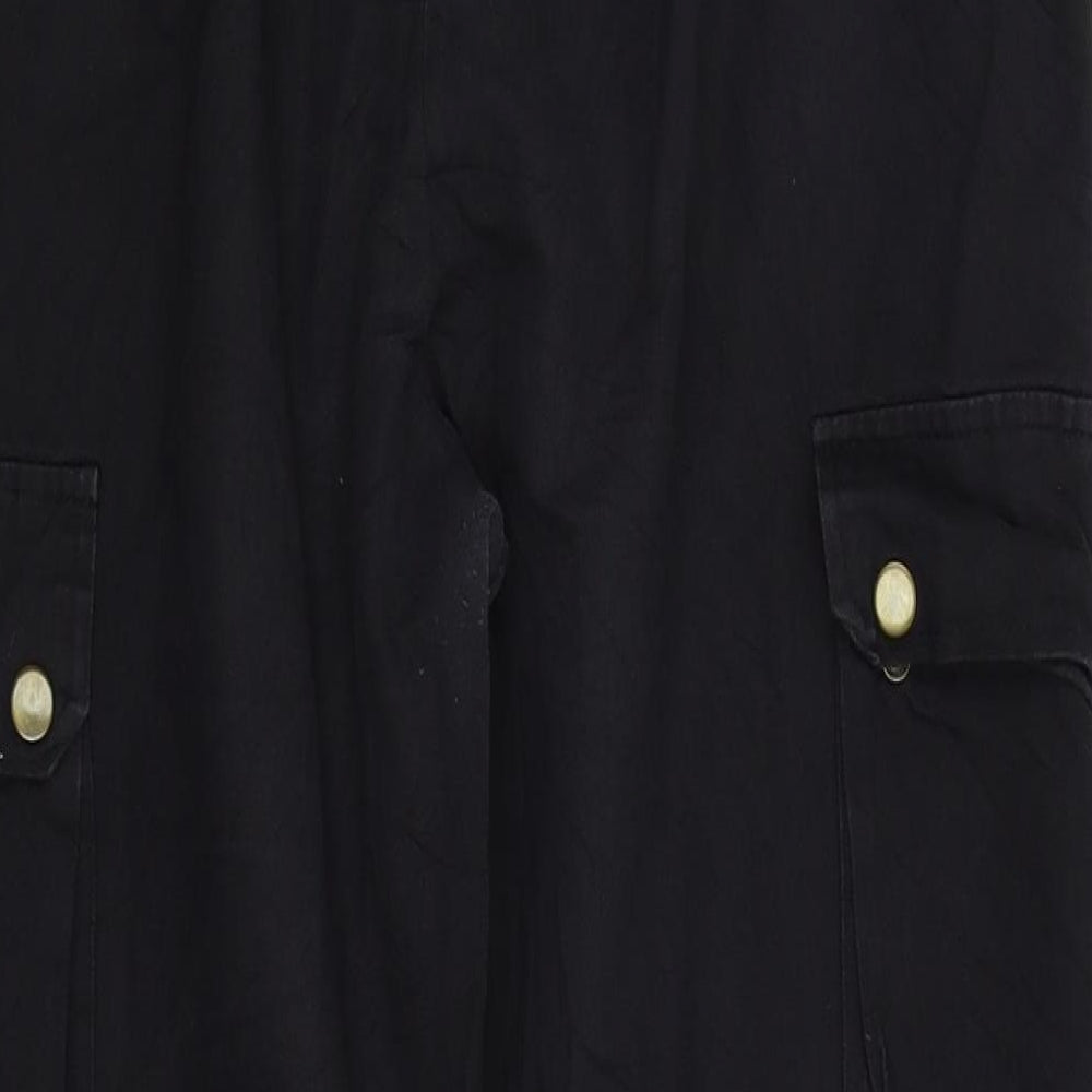 Preworn Womens Black   Cargo Trousers Size L L25 in