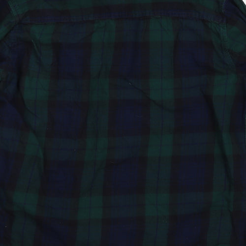 Peacocs Mens Multicoloured Check   Button-Up Size M
