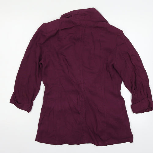 Internacionale Womens Purple   Jacket Blazer Size 12