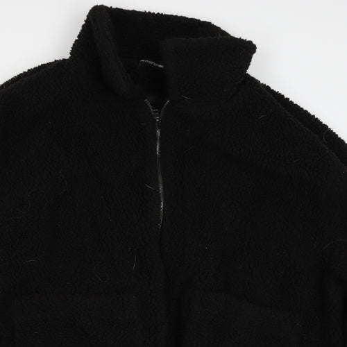 Pretty Little Thing Womens Black   Jacket Coatigan Size 8