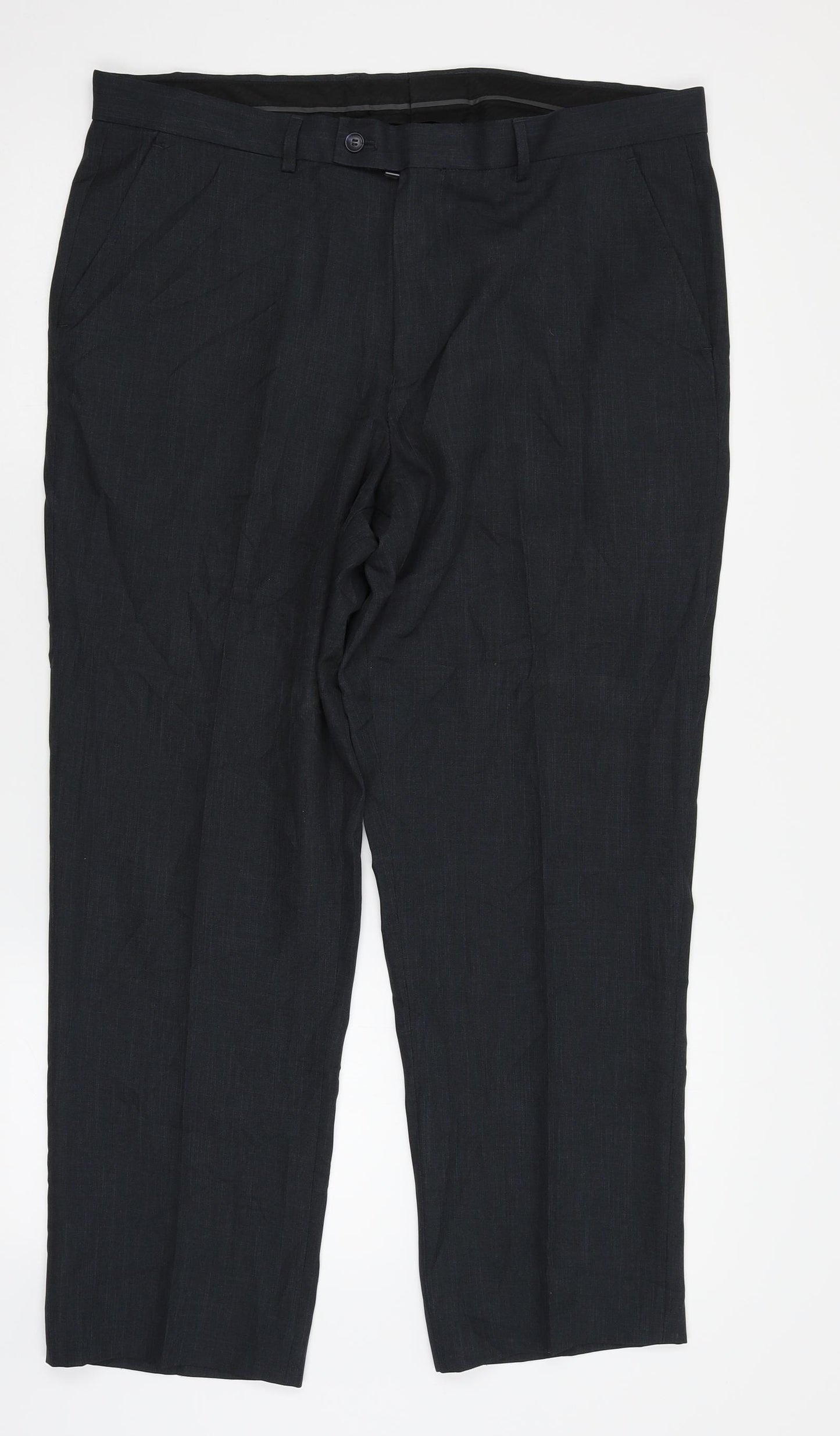 Preworn Mens Grey   Dress Pants Trousers Size 36 L25 in