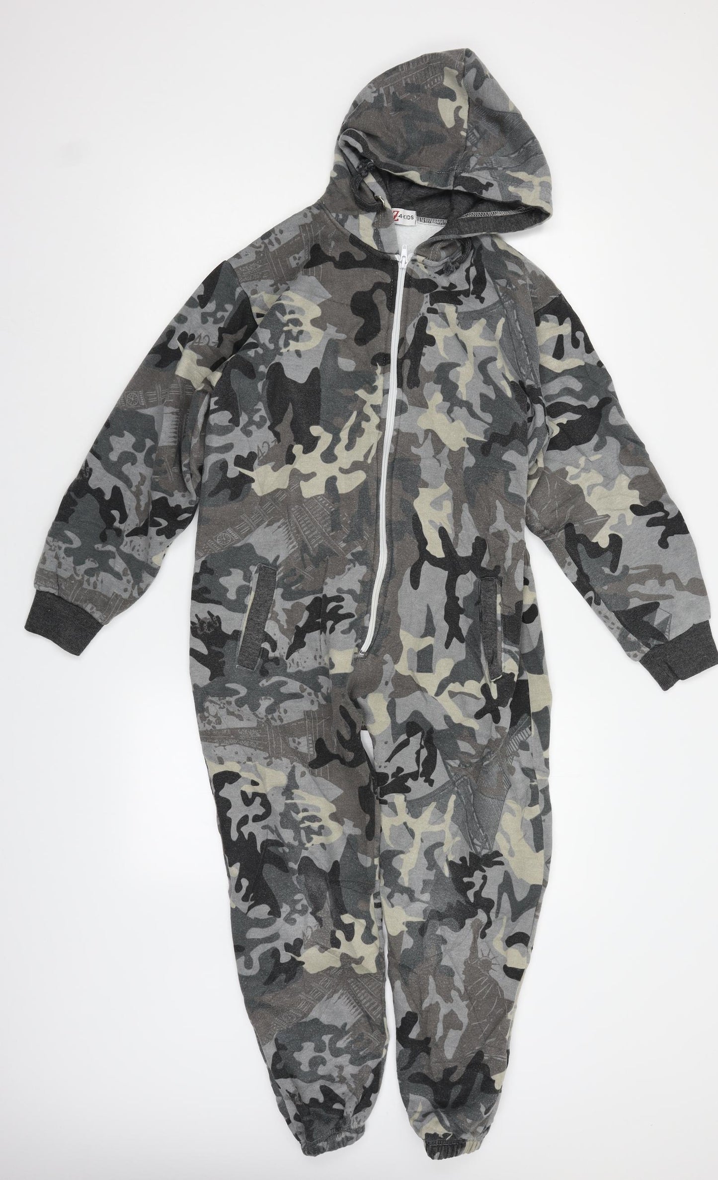 A2Z 4 kids Boys Multicoloured Camouflage   Bodysuit Size 11-12 Years