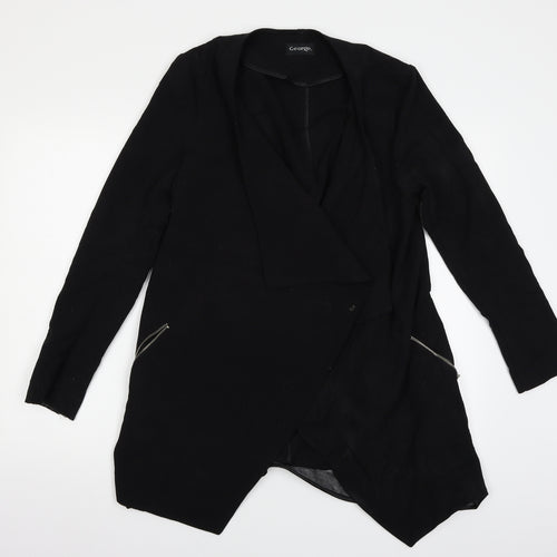 George Womens Black   Jacket Blazer Size 10