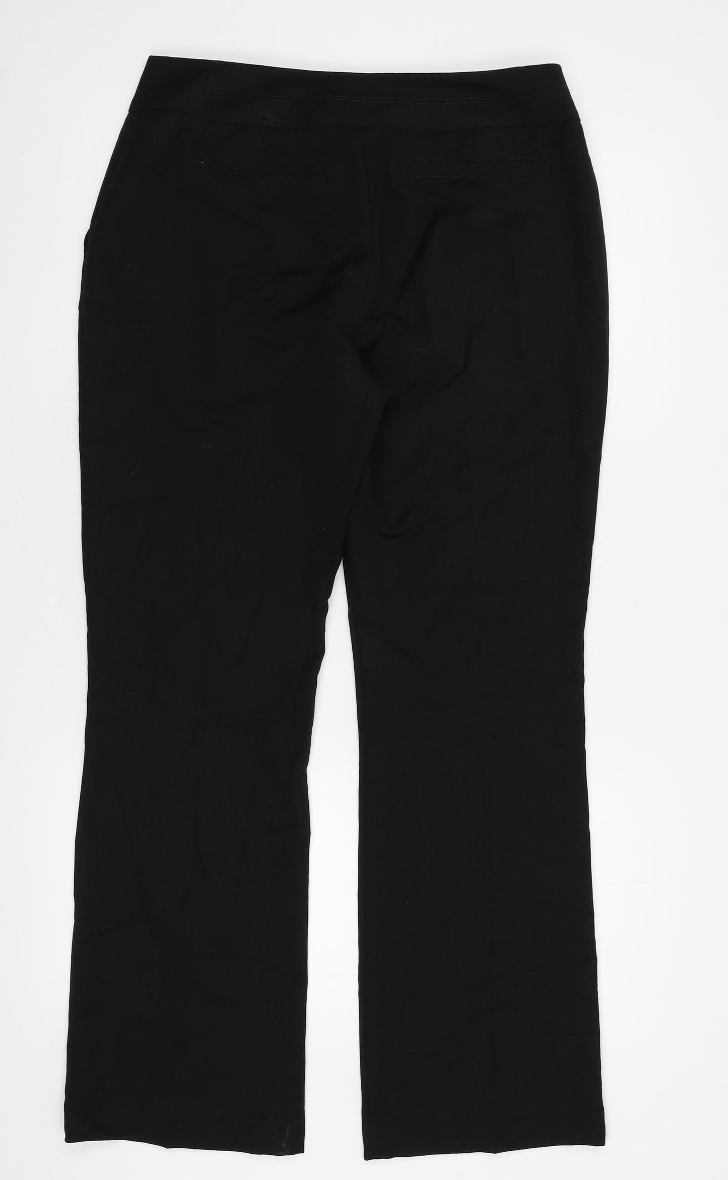 Wallis Womens Black   Dress Pants Trousers Size 12 L28 in
