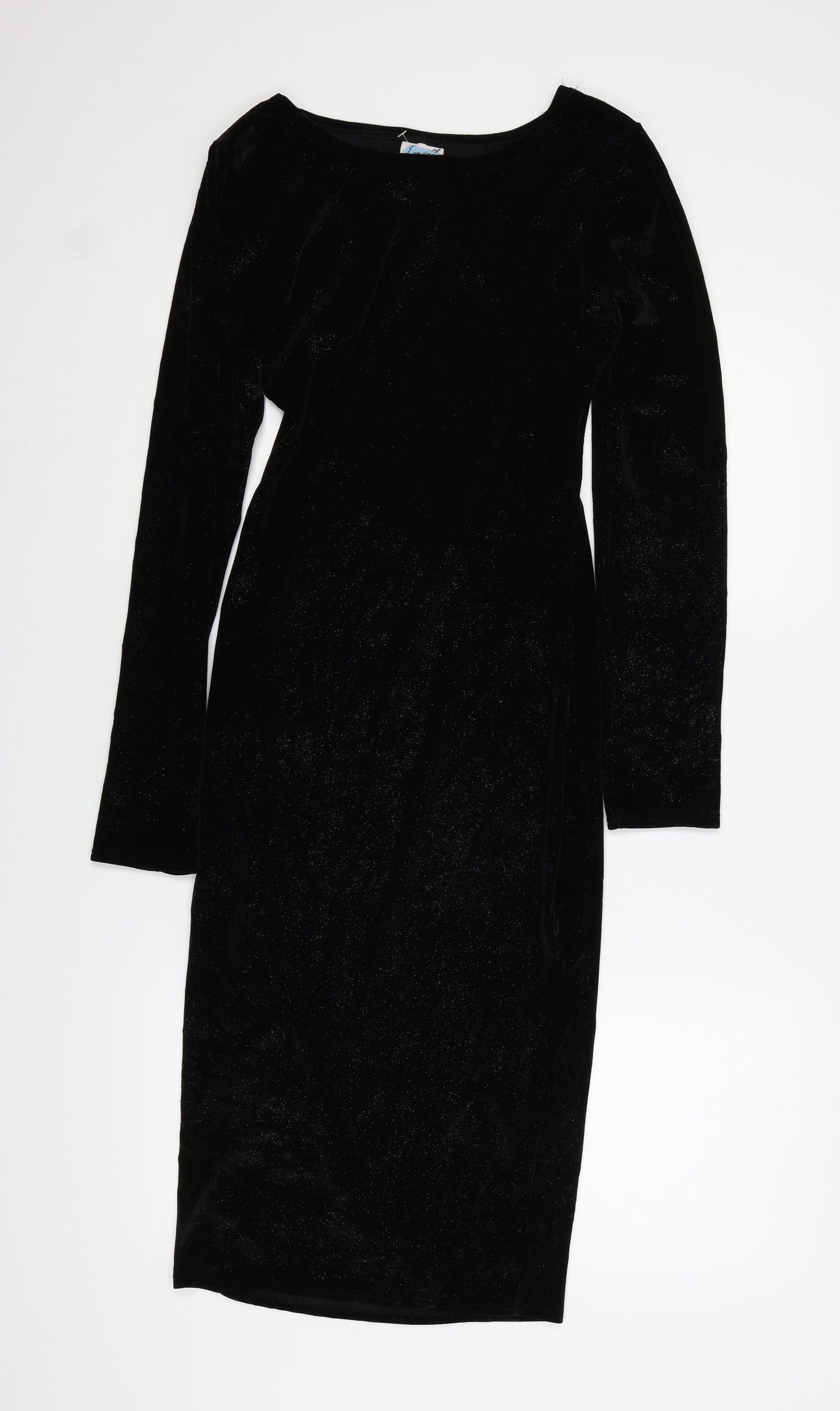 Loving Youth Womens Black   Bodycon  Size S