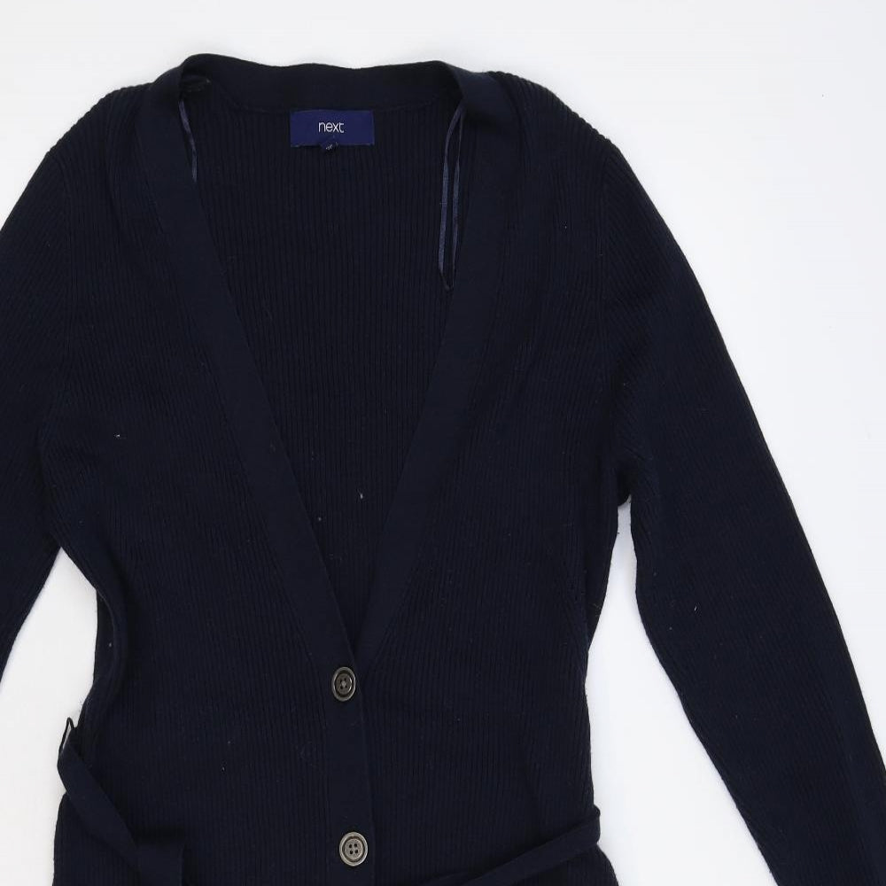 NEXT Womens Blue  Knit Cardigan Jumper Size 14