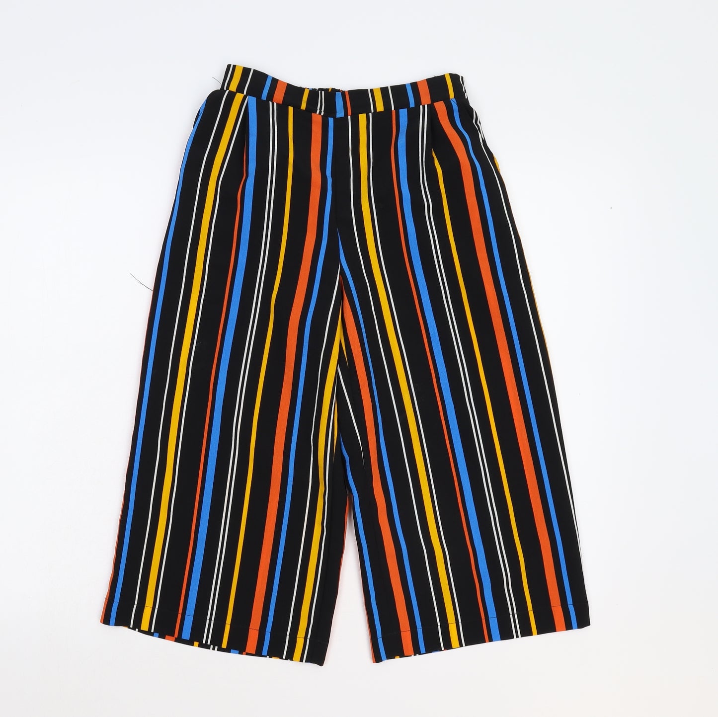 New Look Girls Multicoloured Striped  Culotte Shorts Size 11 Years