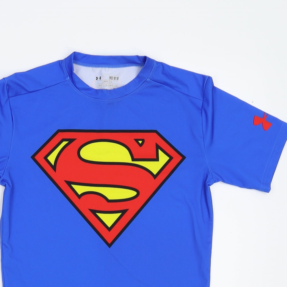 Under Amour Boys Blue   Basic T-Shirt Size 13 Years