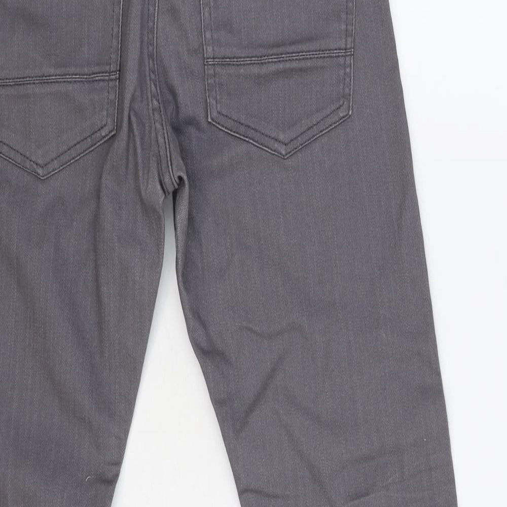 H&M Womens Grey  Denim Skinny Jeans Size 10 L28 in